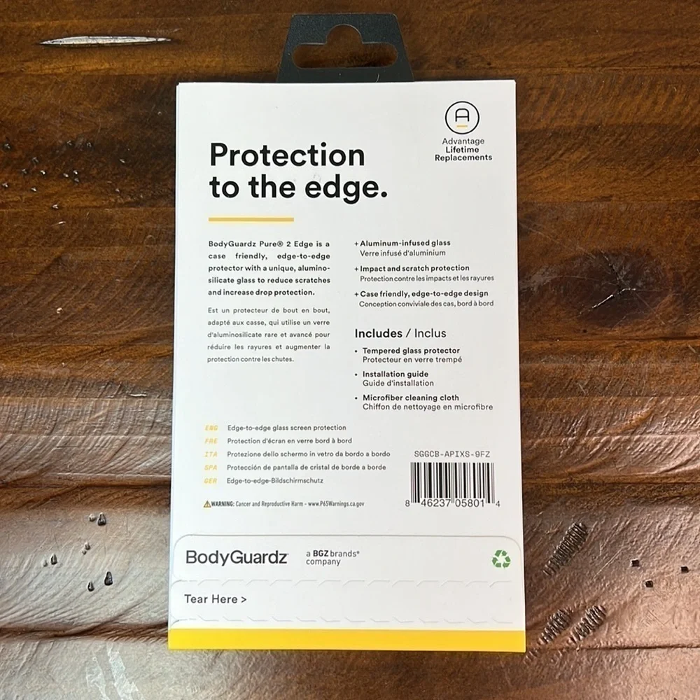 Body Guardz • Tempered Glass Screen Protector iPhone 11 Pro/Xs/X
